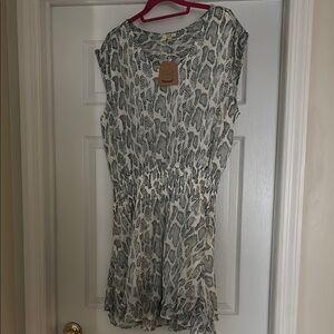Chic Snake Print Dress